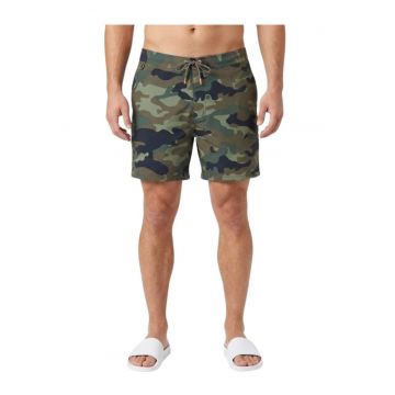 Bermude de baie cu imprimeu camuflaj -