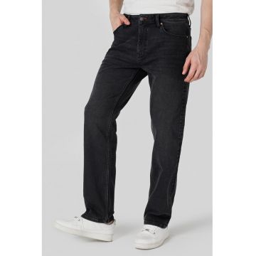 Blugi drepti David - Negru