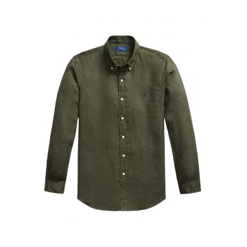 Camasa barbati -  verde - 100% in - Verde