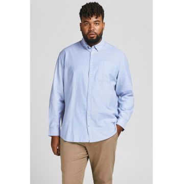 Camasa cu guler fixat cu nasturi - Albastru deschis