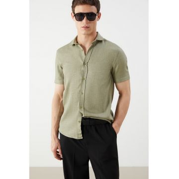 Camasa cu maneci scurte - Verde feriga