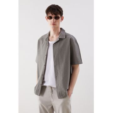 Camasa cu maneci scurte - Verde inchis