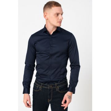 Camasa super slim fit Panama - Bleumarin