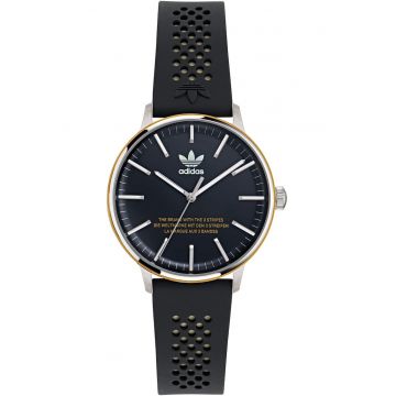 Ceas unisex  Code One - Quartz - inox/silicon - argintiu/negru