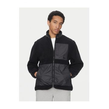 Geaca de tranzitie barbati -  poliester - fermoar - negru