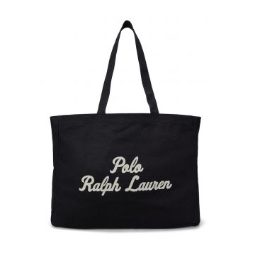 Geanta barbati -  material textil - negru - One Size INTL