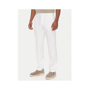 Pantaloni barbati  alb -