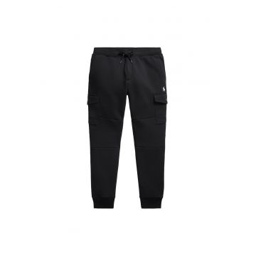 Pantaloni barbati -  bumbac - poliester reciclat - negru