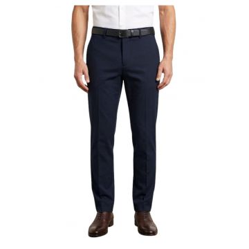 Pantaloni de costum slim fit din lana -