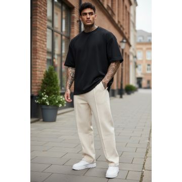 Pantaloni de trening bej 2585