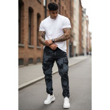 Pantaloni de trening conici  cargo  Y133