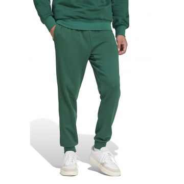 Pantaloni de trening conici cu buzunare laterale - Verde/Negru
