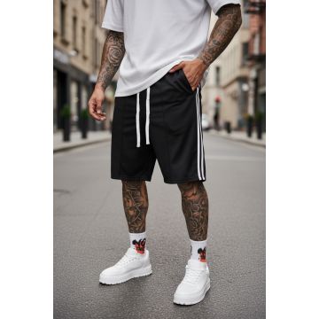 Pantaloni de trening scurti negri P100 82-2