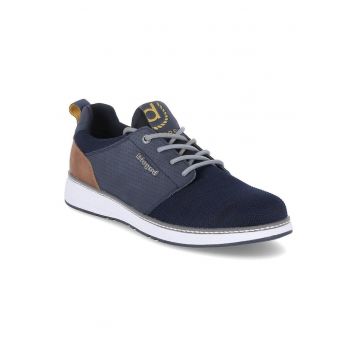 Pantofi sport barbati -  Colby - Piele intoarsa - Albastru