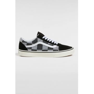 Pantofi sport de panza cu garnituri de piele intoarsa Old Skool - Negru/Gri