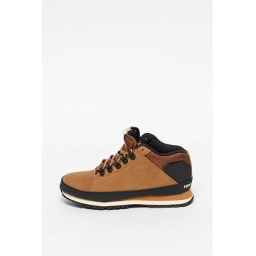 Pantofi sport din piele si material textil 754 Mid - Caramel