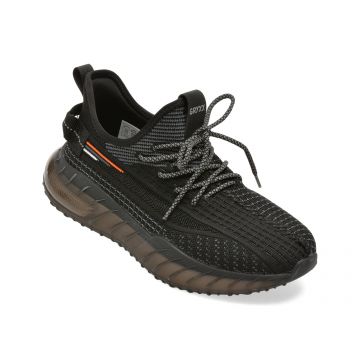 Pantofi sport GRYXX negri, 9953, din material textil