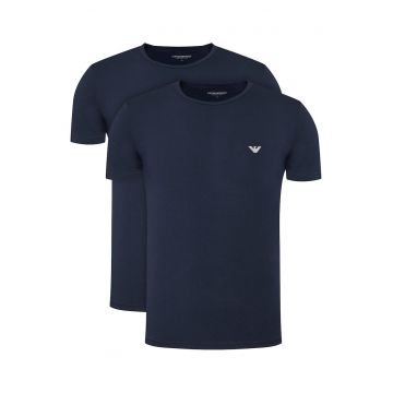 Set 2 tricouri barbati - Emporio Armani - bleumarin - Bleumarin