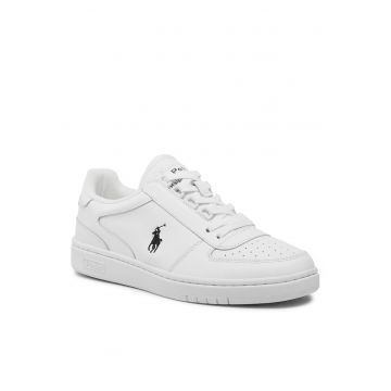 Tenisi barbati  alb - piele naturala