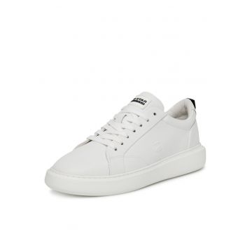 Tenisi barbati -  LONDON-04 MI08 - piele naturala - alb -
