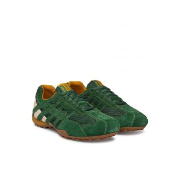 Tenisi barbati -  piele intoarsa - verde
