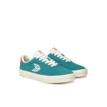 Tenisi barbati  Teal - piele naturala - turcoaz