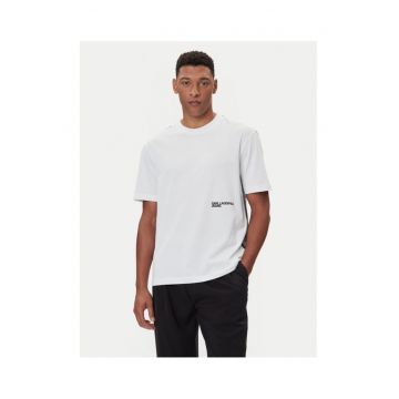 Tricou barbat -  alb - bumbac