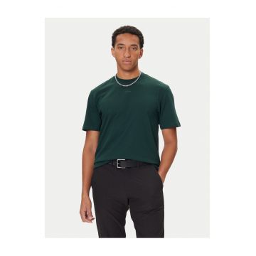 Tricou barbat  verde inchis - bumbac