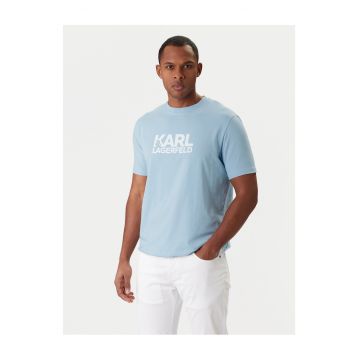 Tricou Barbati -  Albastru - Bumbacdwqfwq - Albastru