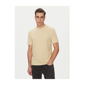 Tricou barbati  bej - bumbac -