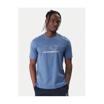 Tricou barbati -  bumbac - Albastru