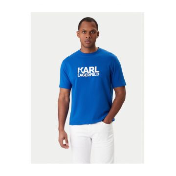Tricou Barbati -  Bumbac - Albastruwqfwqfwq - Albastru