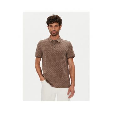 Tricou barbati  maro - bumbac
