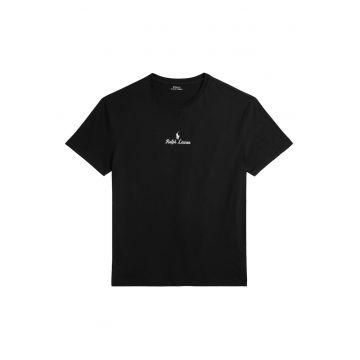 Tricou barbati  negru - bumbac