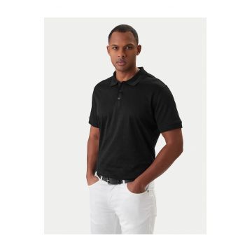 Tricou barbati -  slim fit - negru - bumbac - Negru