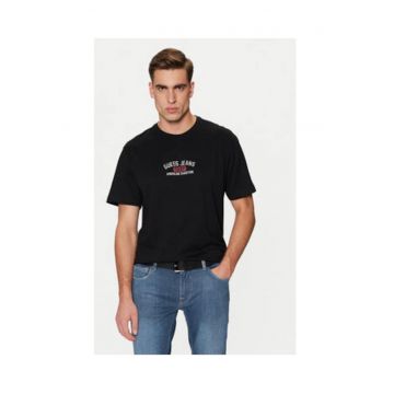 Tricou din bumbac cu imprimeu pe piept -