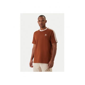 Tricou sport barbati -  lejer - maro - bumbac