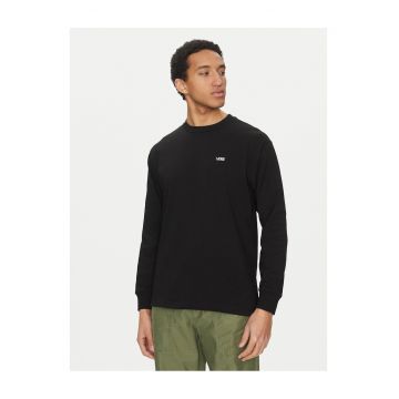 Bluza barbati -  maneca lunga - lejer - negru - 60% bumbac - 40% poliester -