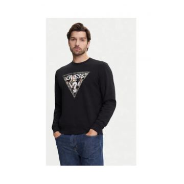 Bluza din amestec de bumbac cu logo