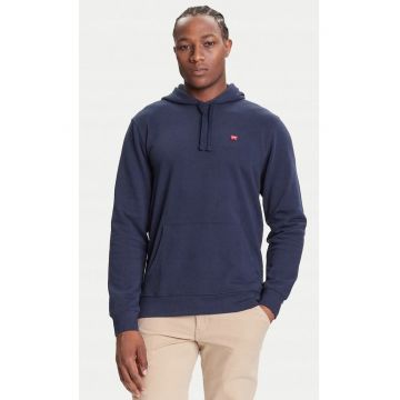 Hanorac barbati  Sign Off Hoodie - bleumarin - croiala regular fit - 100% bumbac - buzunar cangur