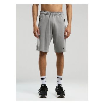 Pantaloni scurti cu buzunare laterale - Gri deschis - Gri