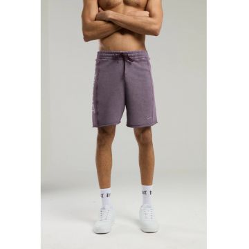Pantaloni scurti din amestec de bumbac - Mov - Mov