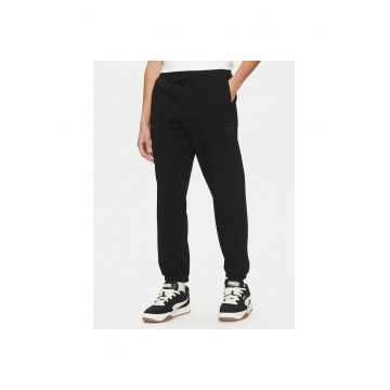Pantaloni sport barbati -  lifestyle - negru - bumbac/poliester -
