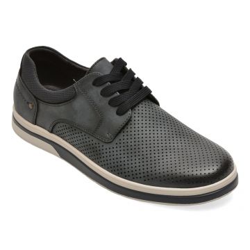 Pantofi BITE THE BULLET bleumarin, Q283, din piele naturala