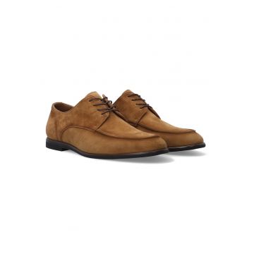 Pantofi de piele cu sireturi