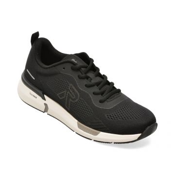 Pantofi sport RIEKER negri, U1404, din material textil