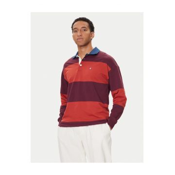 Polo barbati  colorat - rosu - bumbac