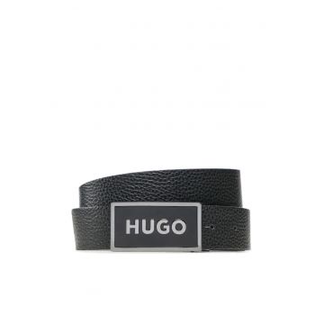 skora naturalna 80  Black 01 Hugo curea barbati barbat Black 01 50492032 curea barbati meskie