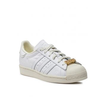 Tenisi barbati -  Superstar - piele naturala - alb