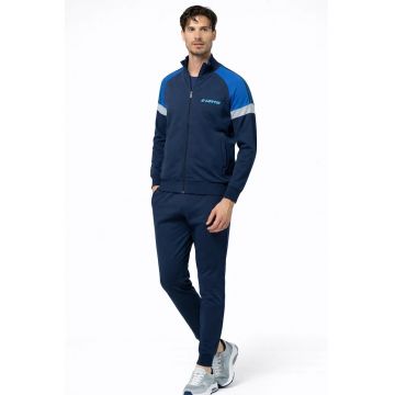 Trening barbati  LA1082C - set bluza cu fermoar si pantaloni - regular fit - Albastru